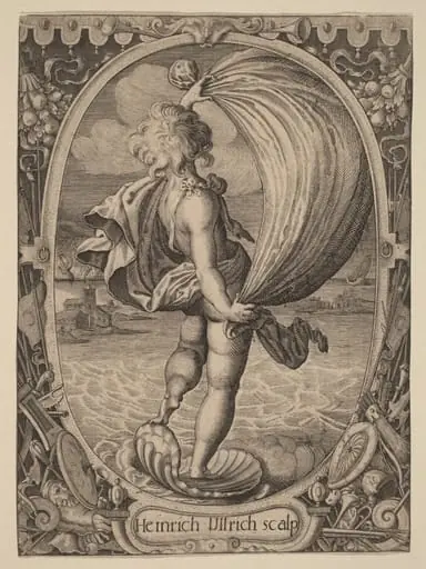 Aiolos, Personification of Wind, by Heinrich Ulrich