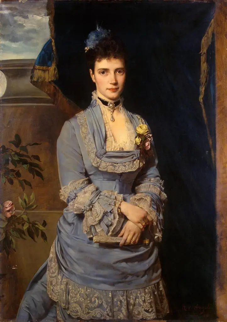 Portrait of Grand Duchess Maria Fiodorovna, by Heinrich von Angeli