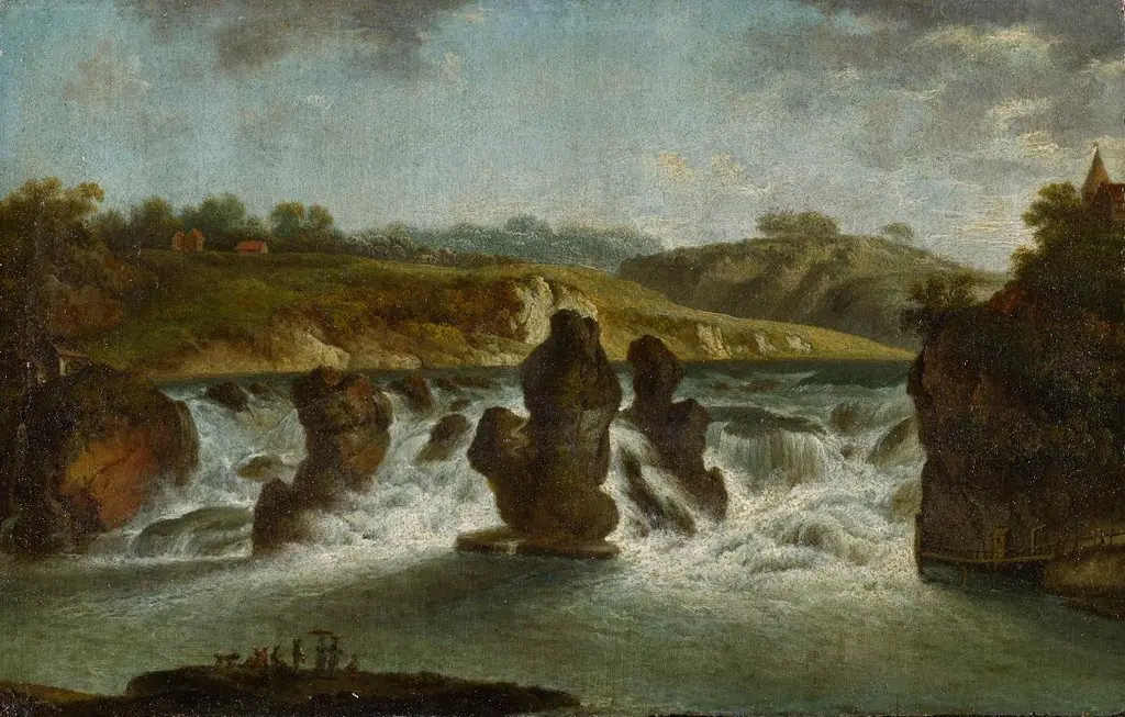 Schaffhauser Rheinfall, by Heinrich Wüest