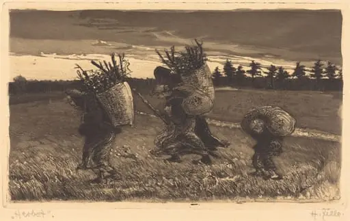 Herbst, by Heinrich Zille