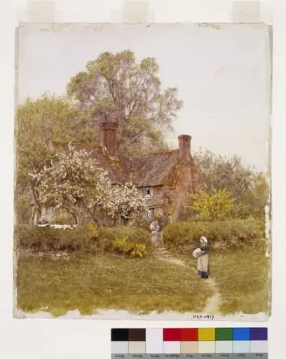 A Cottage at Chiddingfold, Surrey, by Helen Allingham