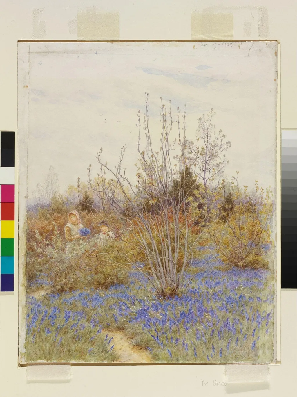 The Cuckoo, by Helen Allingham, watercolor, 1909