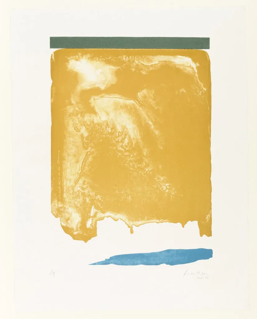 Untitled, by Helen Frankenthaler, ink, 1966