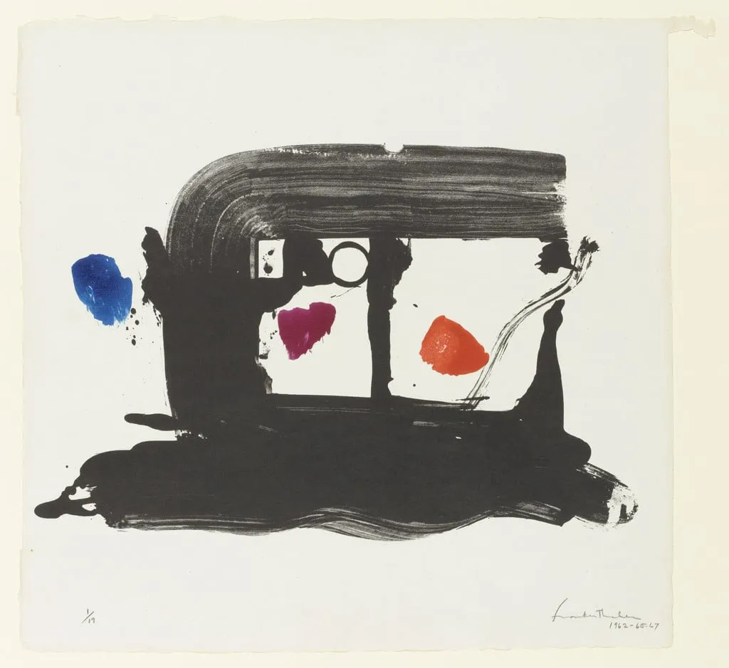 Untitled, by Helen Frankenthaler, ink, 1964