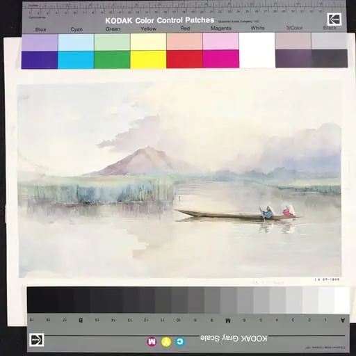 Dal lake, Kashmir, by Helen R. Pirie