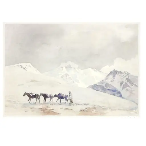 Kamri Pass, Kashmir, by Helen R. Pirie