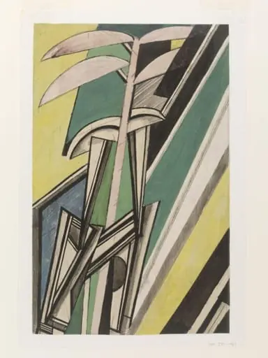 Vorticist Compositon, by Helen Saunders