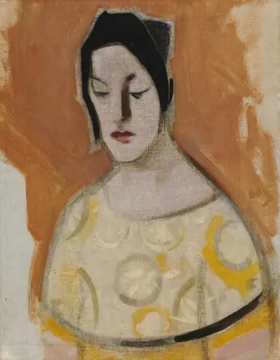 Ennustaja (Nainen keltaisessa leningissä), by Helene Schjerfbeck