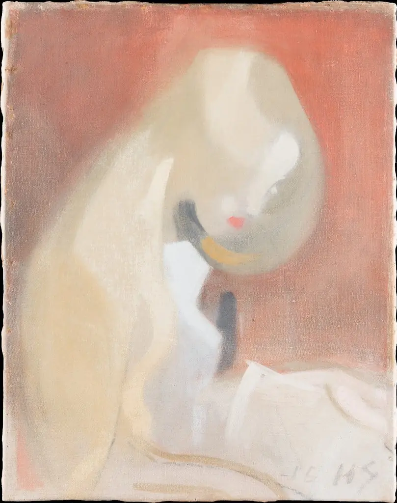 Girl with Blonde Hair, by Helene Schjerfbeck