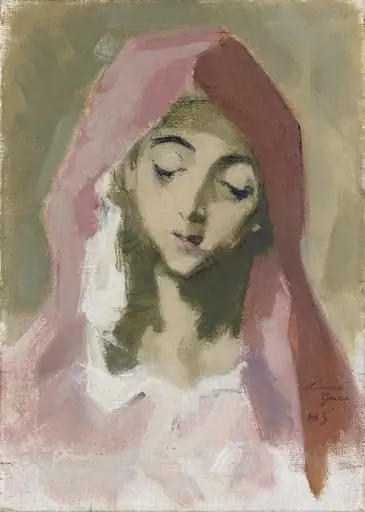 Madonna de la Charité, El Grecon mukaan, by Helene Schjerfbeck
