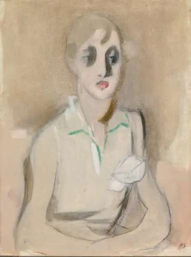 Moderni koulutyttö, by Helene Schjerfbeck