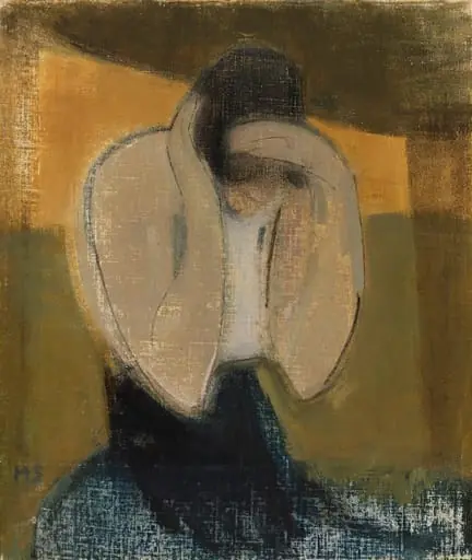 Mustalaisnainen, by Helene Schjerfbeck