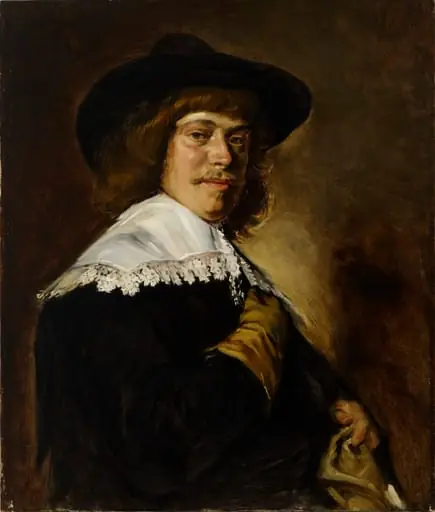 Nuoren miehen muotokuva käsine kädessään, kopio Frans Halsin mukaan, by Helene Schjerfbeck