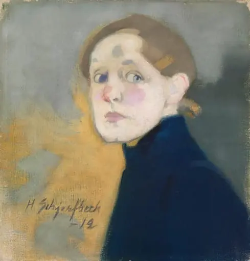 Omakuva, by Helene Schjerfbeck