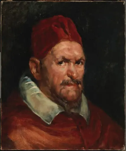 Paavi Innocentius X, kopio Velasquezin mukaan, by Helene Schjerfbeck