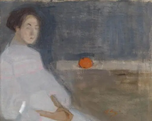 Pukukuva I, by Helene Schjerfbeck