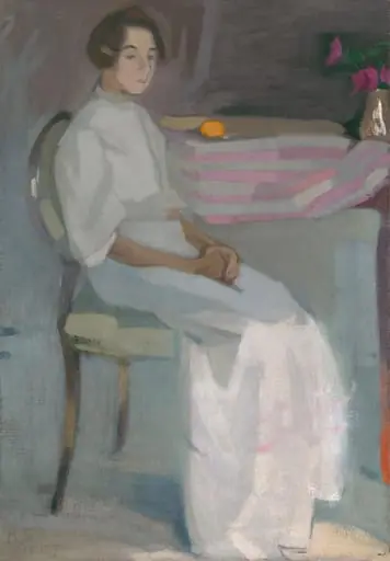 Pukukuva II, by Helene Schjerfbeck