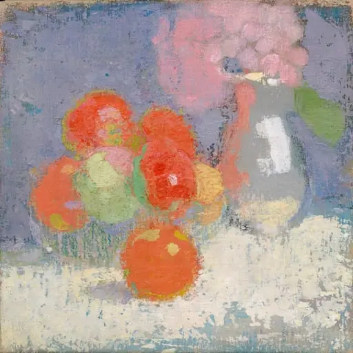 Punaiset omenat, by Helene Schjerfbeck