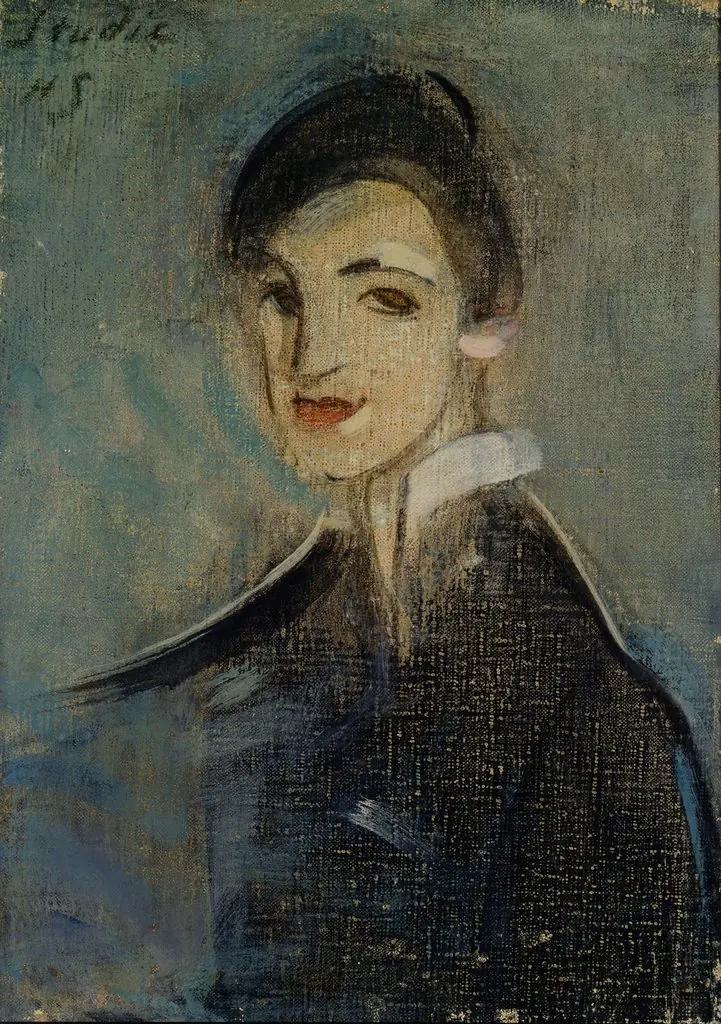 Singer in Black, by Helene Schjerfbeck