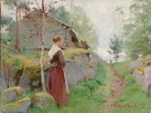 Tyttö Barösundista, by Helene Schjerfbeck