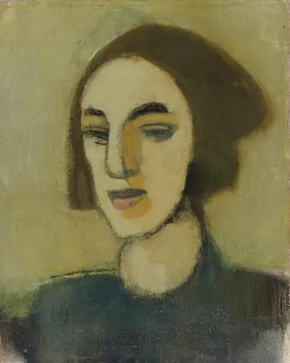 Tyttö Loviisasta, by Helene Schjerfbeck