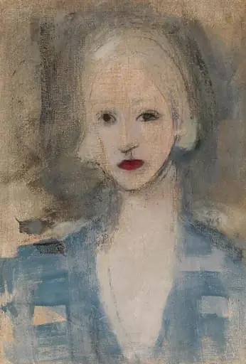 Vaalea nainen, by Helene Schjerfbeck