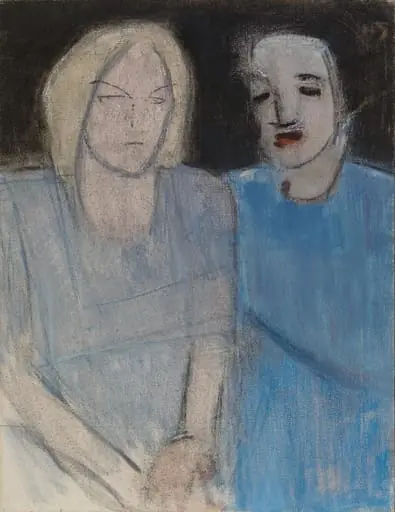 Ystävykset, by Helene Schjerfbeck