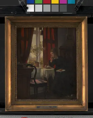Helga Johansen, kunstnerens søster