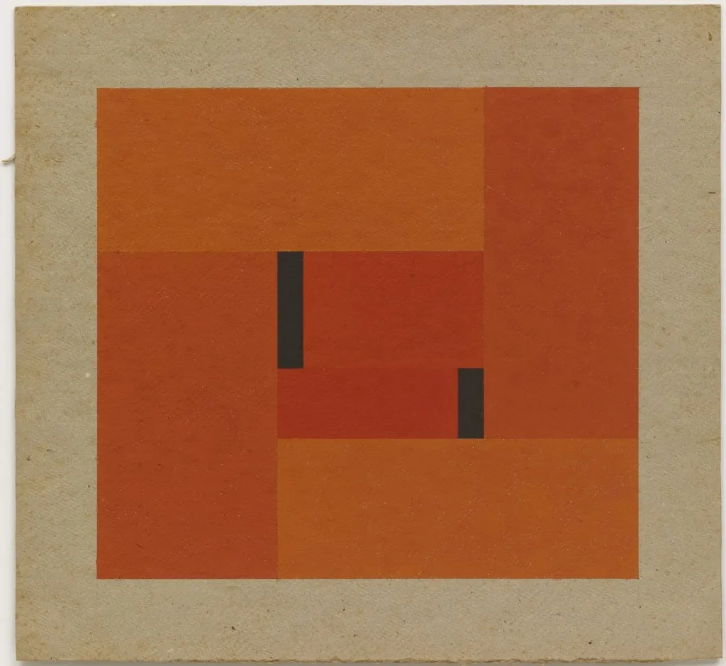 Untitled, by Hélio Oiticica, gouache, 1956