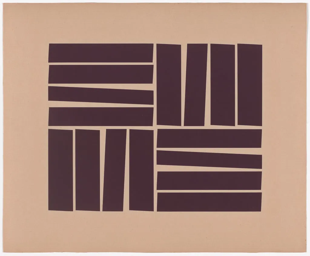 Untitled, by Hélio Oiticica, gouache, 1957