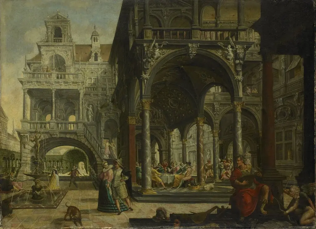 Phantasy Renaissance palace, by Hendrick Aerts