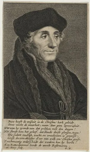 Desiderius Erasmus, by Hendrick Bary