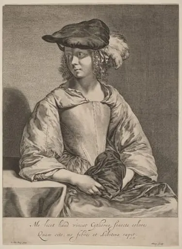 Girl in a Plumed Hat, by Hendrick Bary