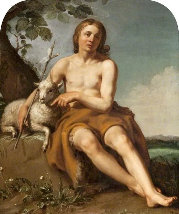 Saint John the Baptist, by Hendrick Bloemaert, oil, 1624