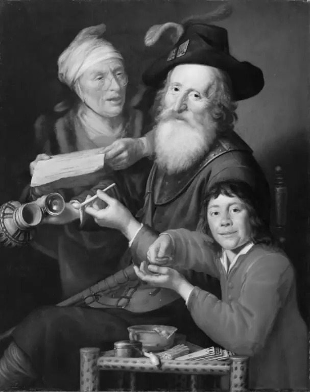 The Old Soldier, by Hendrick Cornelisz. van Vliet