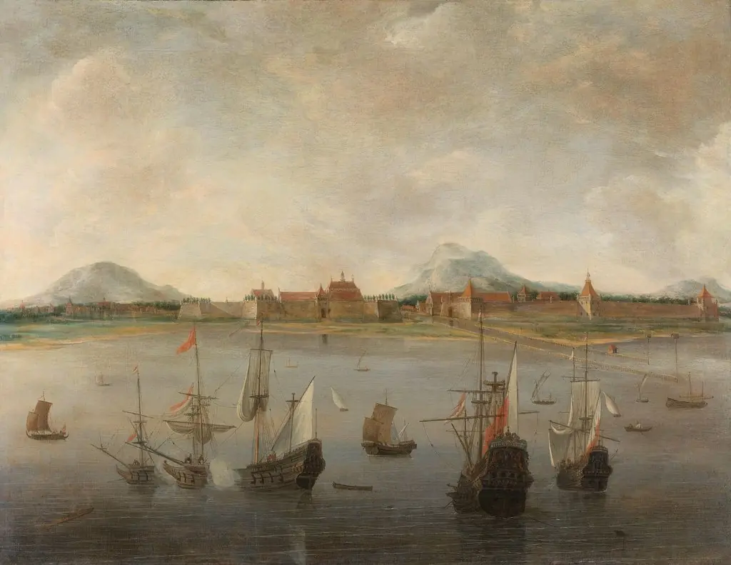 View of Batavia, by Hendrick Dubbels