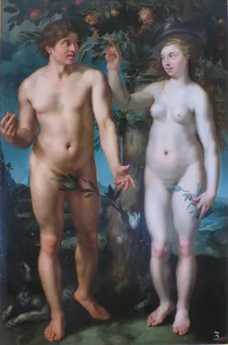 Fall of Man, by Hendrick Goltzius