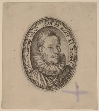 Gheraert van der Spronck, by Hendrick Goltzius