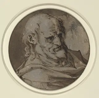 Head of an Apostle, by Hendrick Goltzius