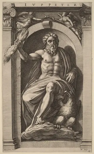 Jupiter, by Hendrick Goltzius