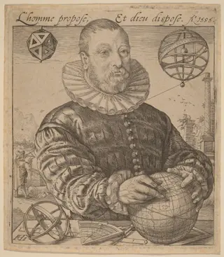 Nicolaus Petri van Deventer, by Hendrick Goltzius