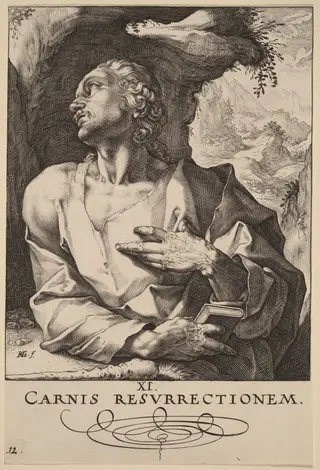 Saint Jude Thaddeus, by Hendrick Goltzius