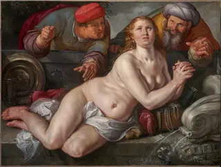 Susanna and the Elders, by Hendrick Goltzius