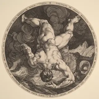 Tantalus, by Hendrick Goltzius