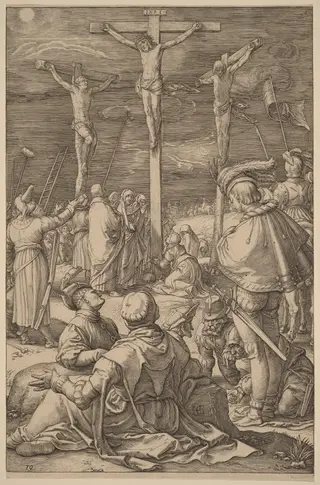 The Crucifixion, by Hendrick Goltzius
