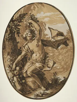 The Deities: Proserpine, by Hendrick Goltzius