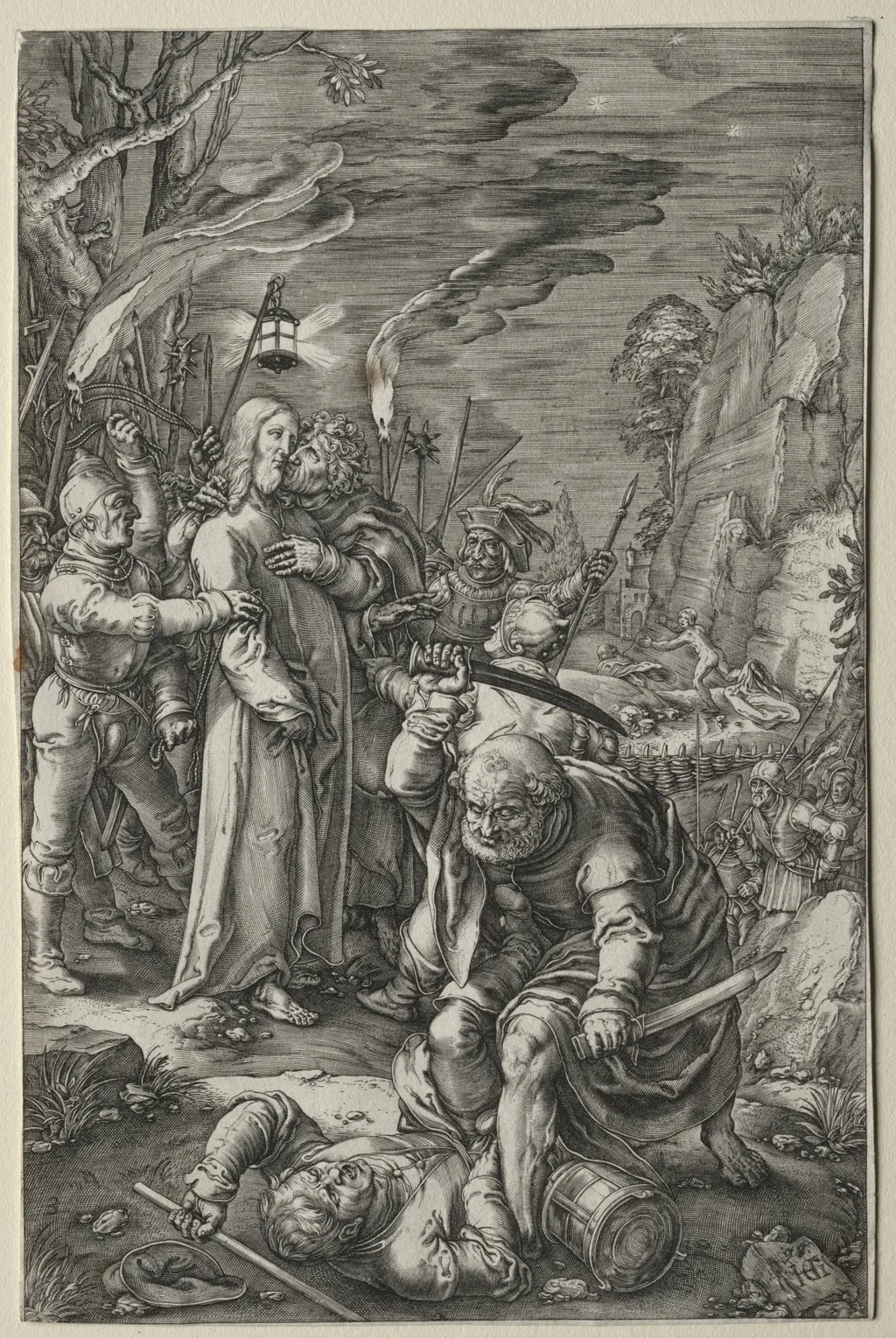 The Passion: The Betrayal of Christ, by Hendrick Goltzius, 1598