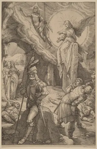 The Resurrection, by Hendrick Goltzius