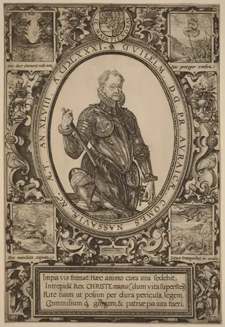 William, Count of Nassau, Prince of Orange, by Hendrick Goltzius, 1581