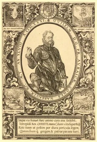William, Count of Nassau, Prince of Orange, by Hendrick Goltzius, 1581